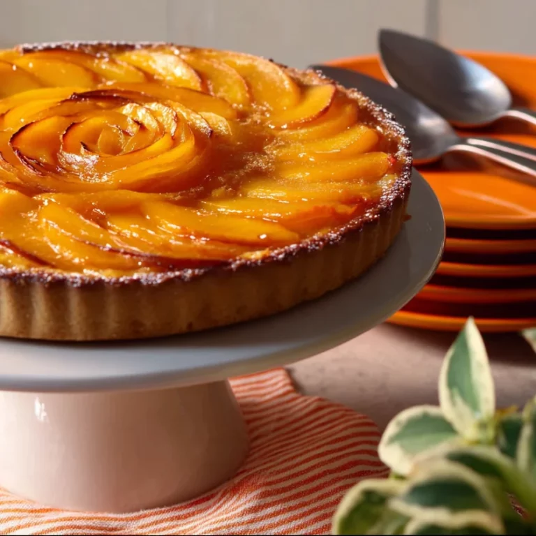 Flan coco pêches