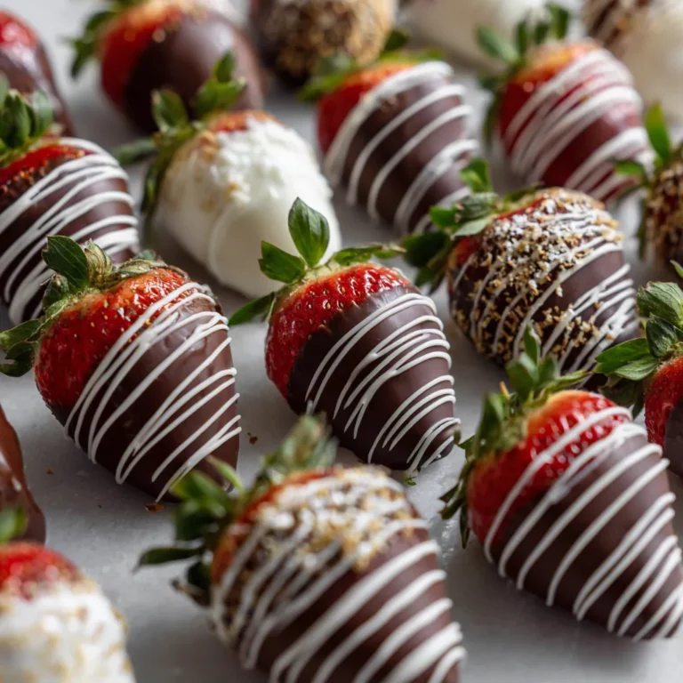 Fraises enrobées chocolat