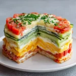 Gâteau de crudités