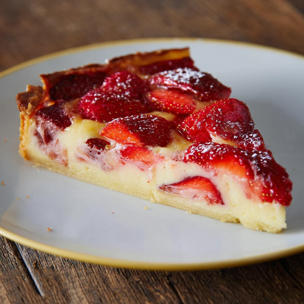 Gâteau magique fraises facile 3 couches incroyable dessert