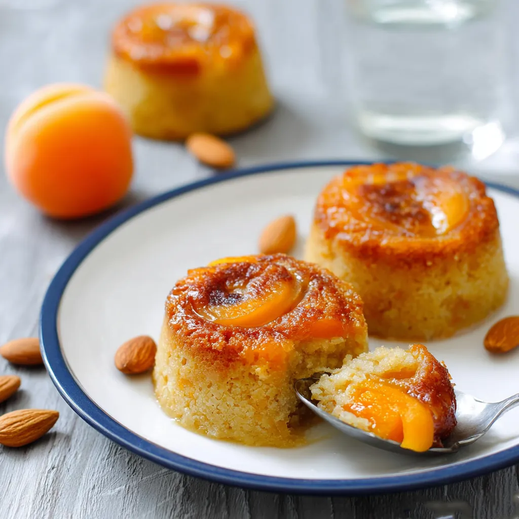 Gâteau renversé abricots
