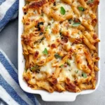 Gratin de pâtes poulet