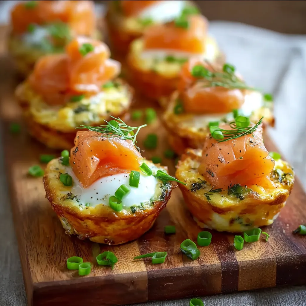 Mini quiches poireaux saumon sans pâte faciles et savoureuses 4 Mini quiches poireaux saumon