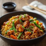 Nouilles sautées au poulet