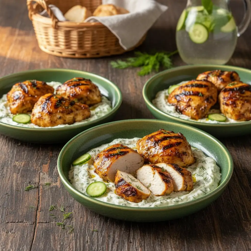 Poulet à la Grecque