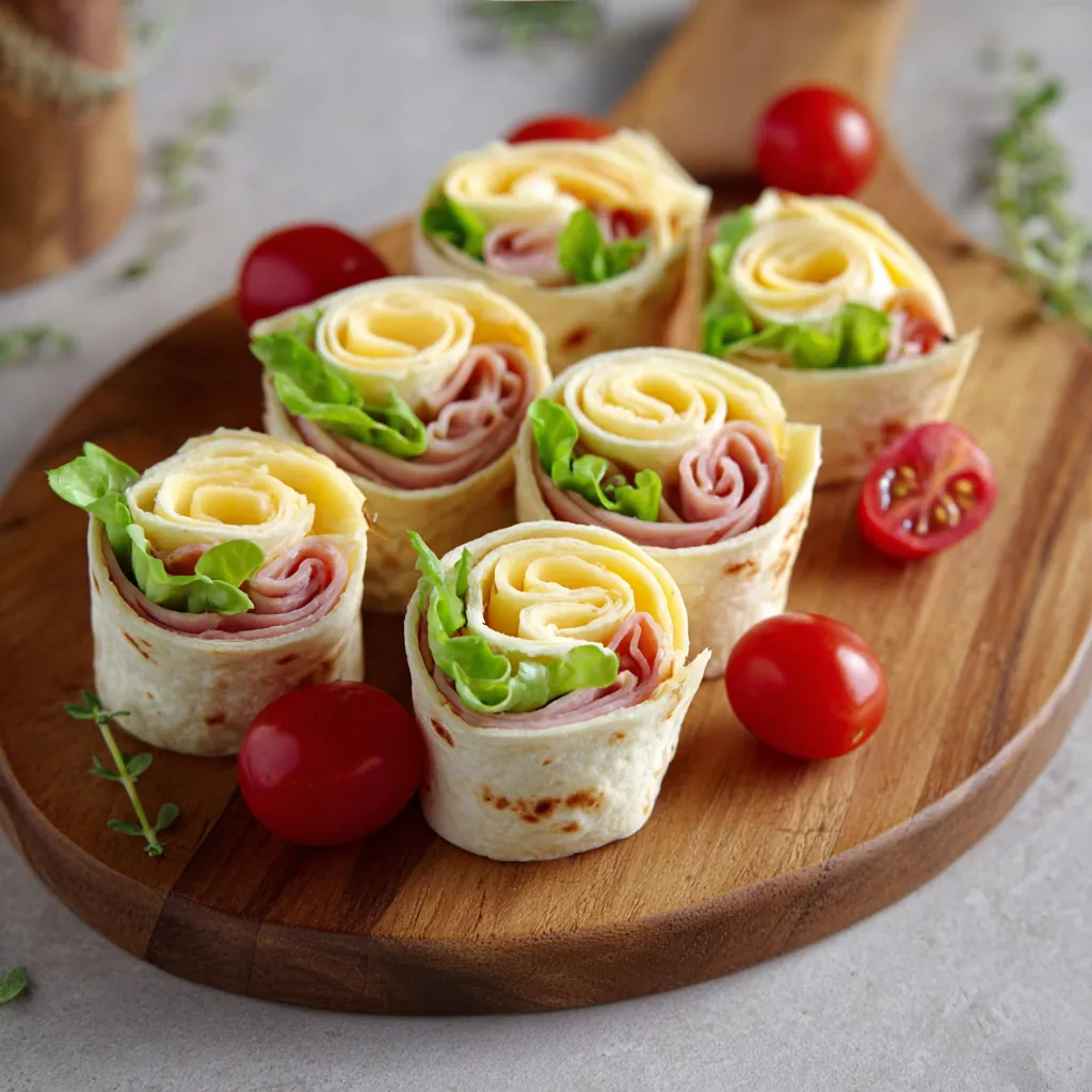 Roses de wraps apéritives faciles et originales 4 Roses de wraps