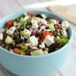 Salade de lentilles et feta