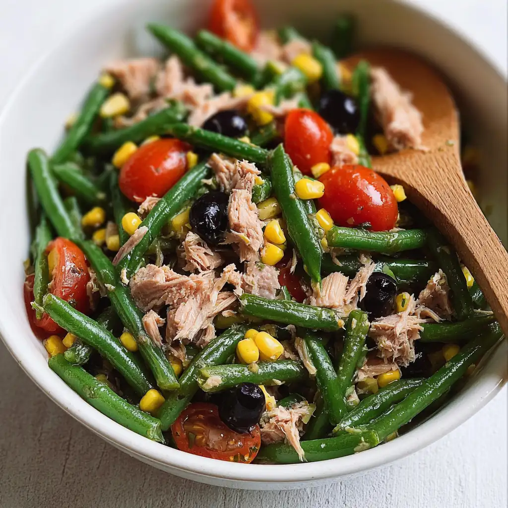Salade haricots verts thon facile et fraîche à savourer 4 Salade haricots verts thon