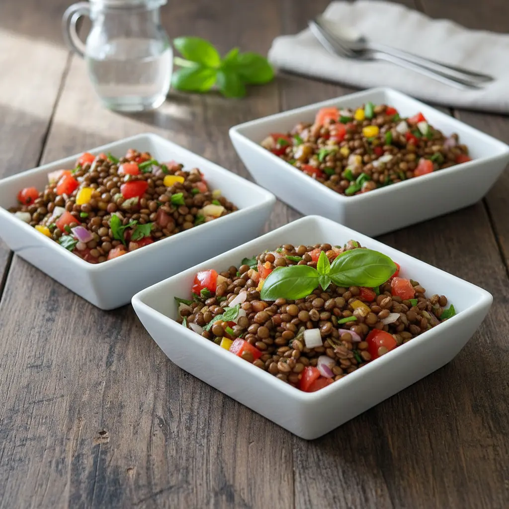 Salade lentilles énergie : recette facile et nourrissante 4 Salade lentilles énergie