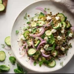 Salade lentilles menthe