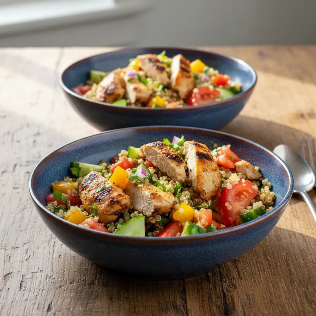 Salade quinoa poulet