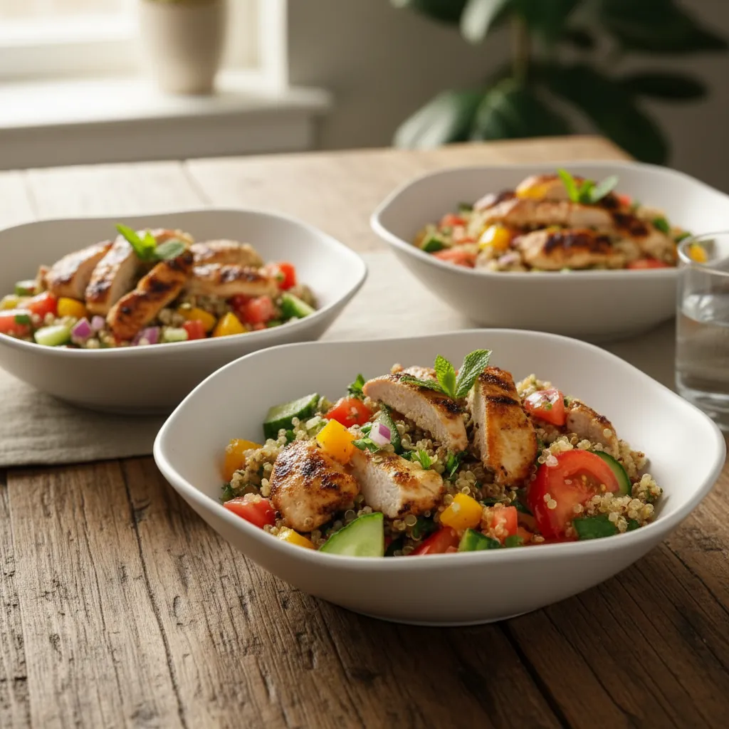 Salade quinoa poulet