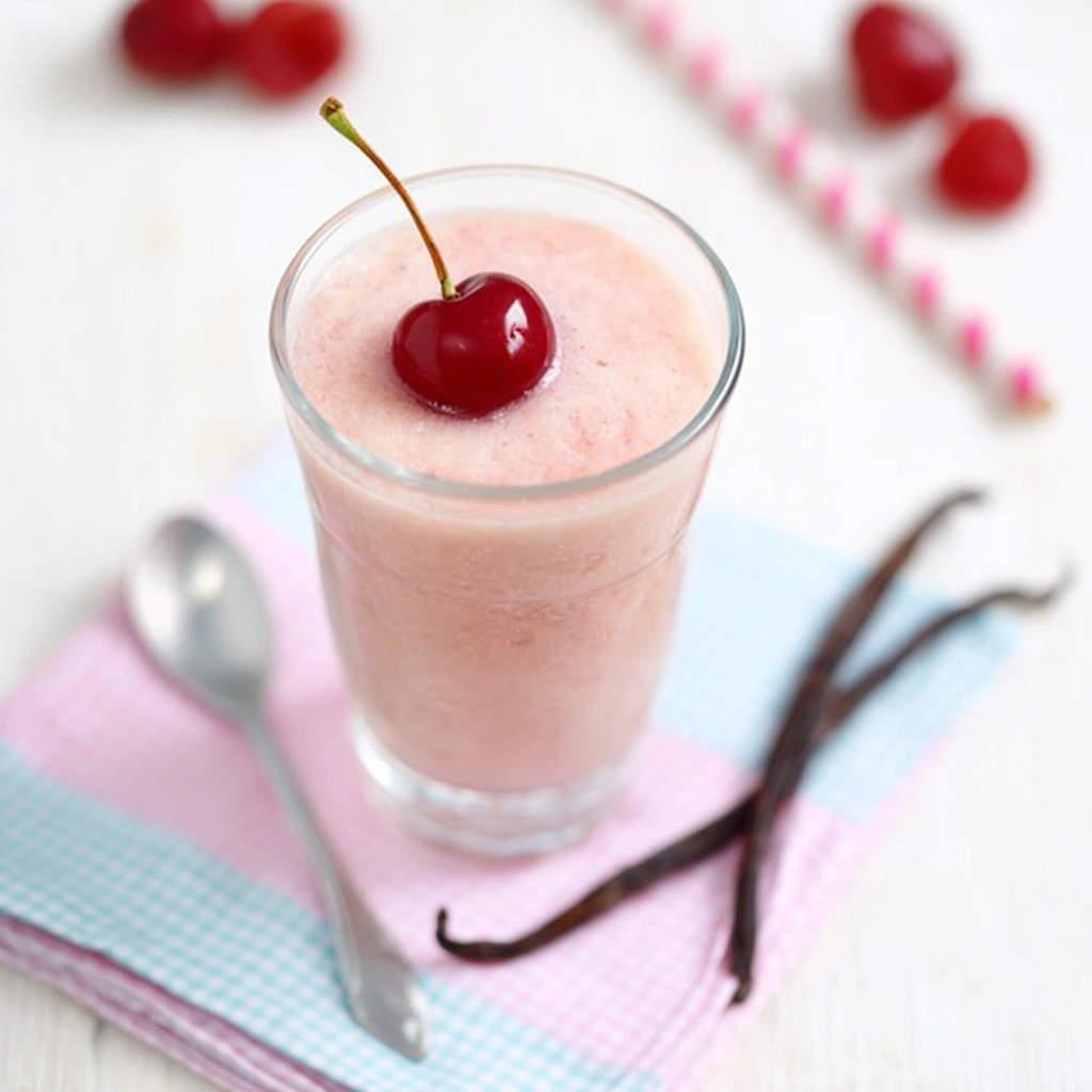 Smoothie cerise pêche