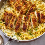 Tagliatelles Alfredo au poulet