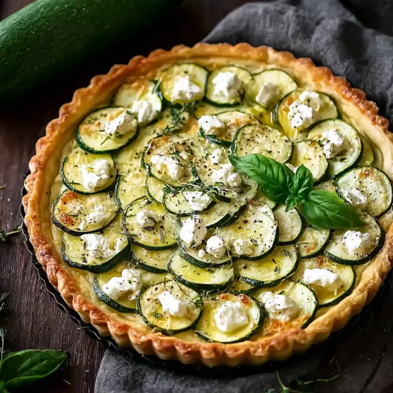 Tarte Courgette Feta