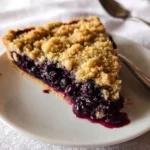 Tarte crumble myrtilles