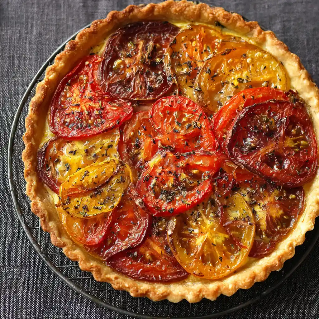 Tarte fine aux tomates
