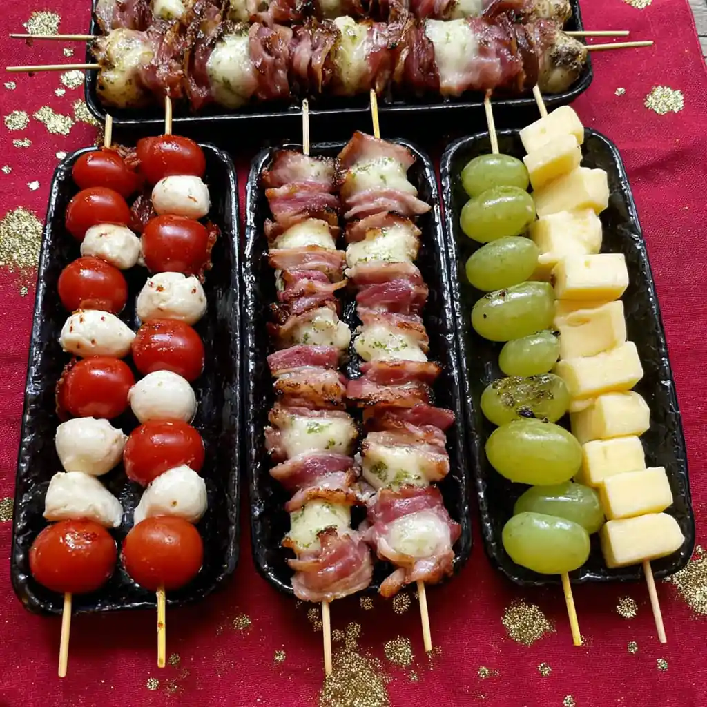 Brochettes apéritives : idées fraîches, faciles et colorées pour réussir l’apéro 4 Brochettes apéritives