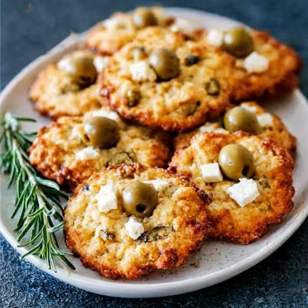 Cookies Olives Feta