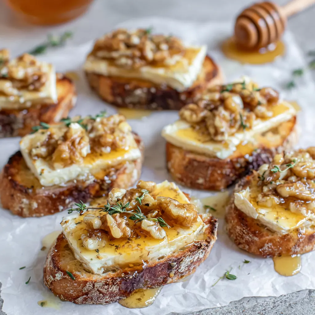 Crostini Brie Miel