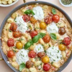 Gnocchi burrata tomates cerises