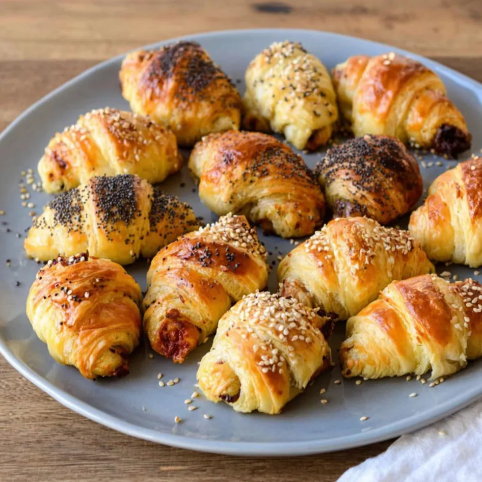 Minis croissants feuilletés