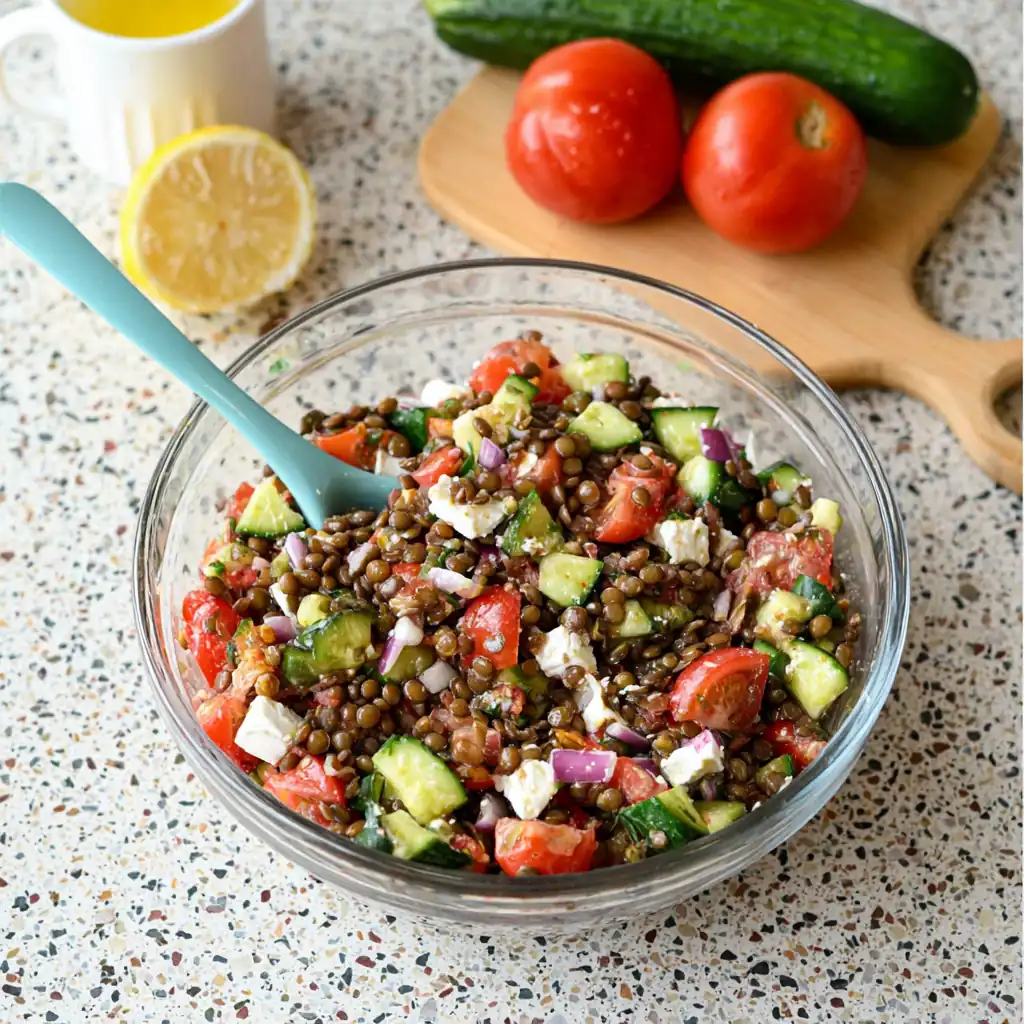 Salade de lentilles