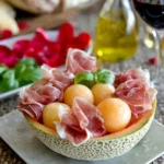 Salade de melon à l'italienne