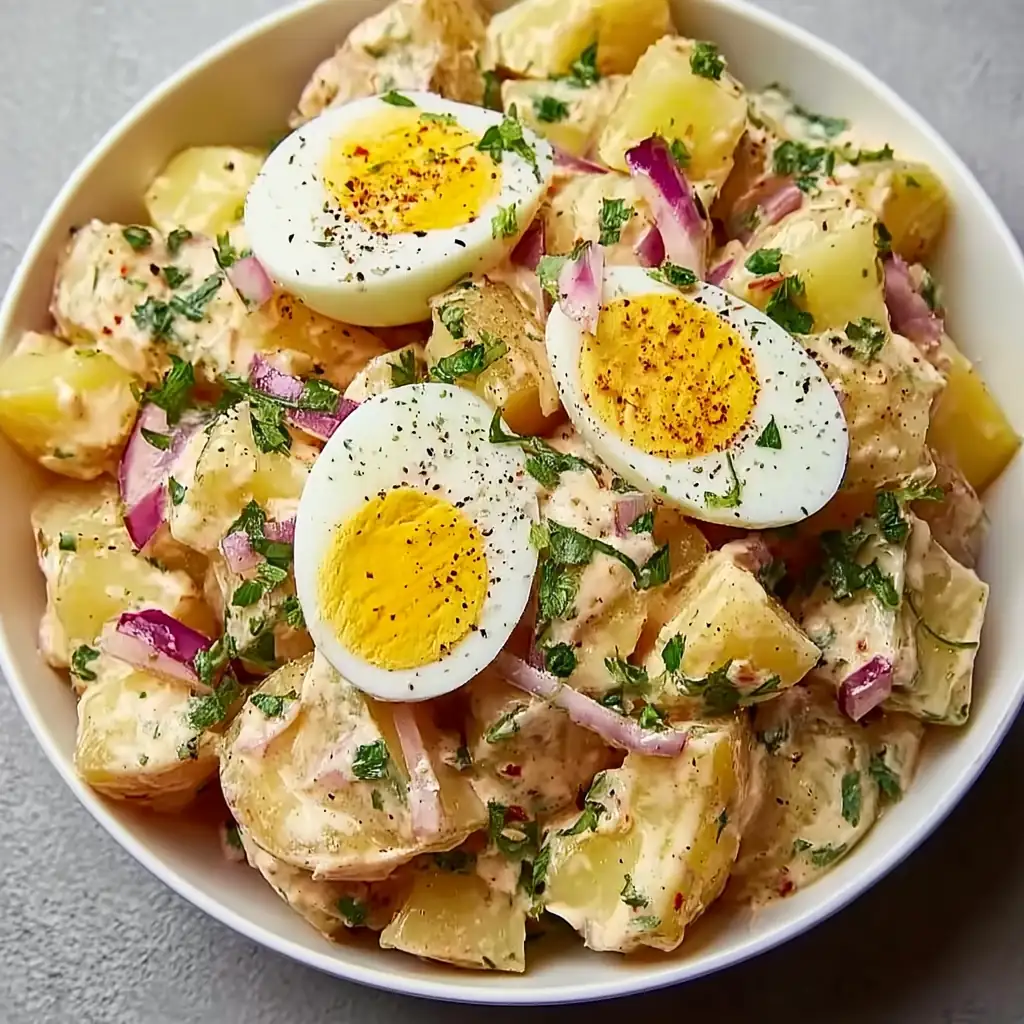 Salade de pommes de terre crémeuse