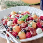 Salade melon bresaola