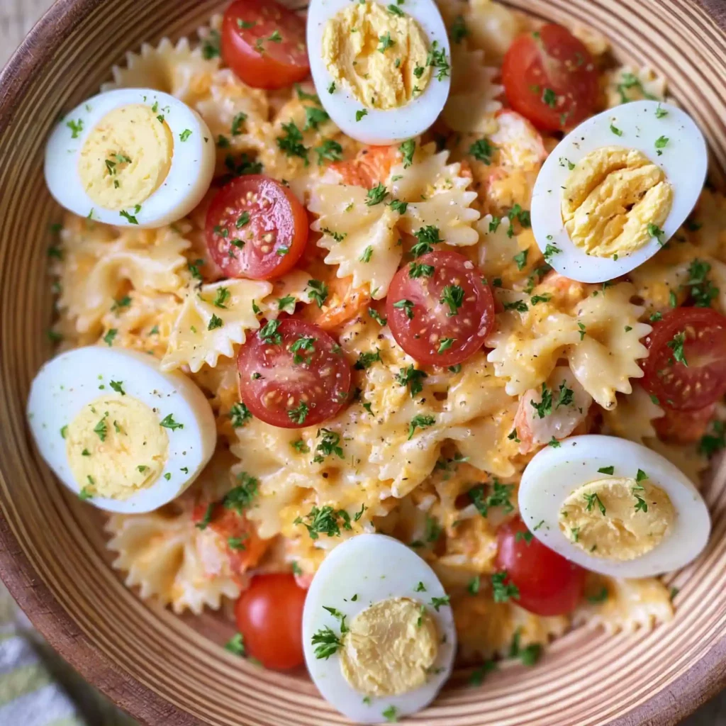 Salade pâtes surimi facile et crémeuse pour l’été 4 Salade pâtes surimi