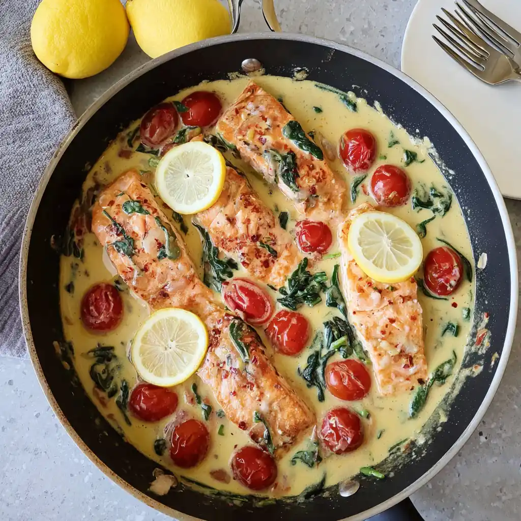 Saumon à la toscane