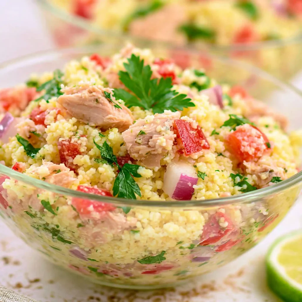 Taboulé au thon : recette fraîche au citron pour un repas léger 4 Taboulé au thon