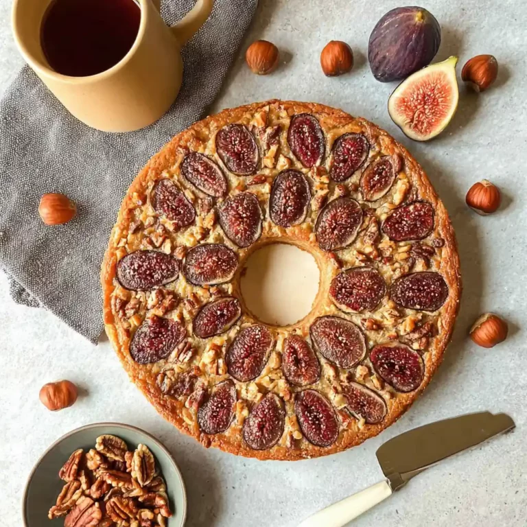 Tarte figue noisette