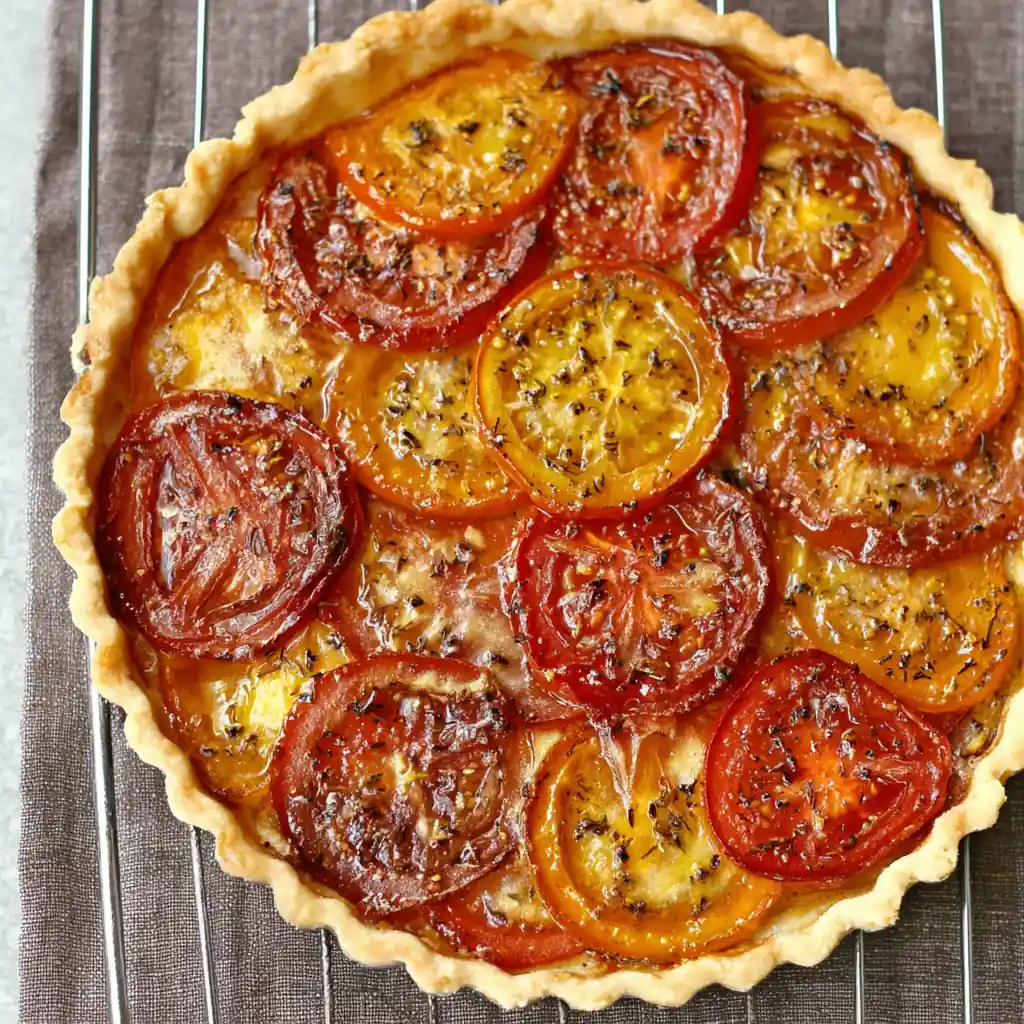 Tarte fine aux tomates