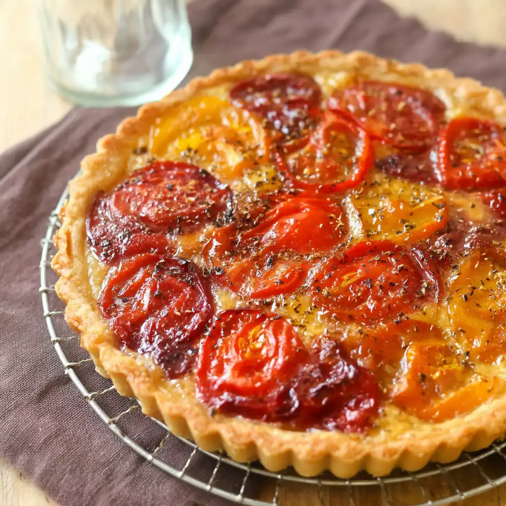 Tarte fine aux tomates