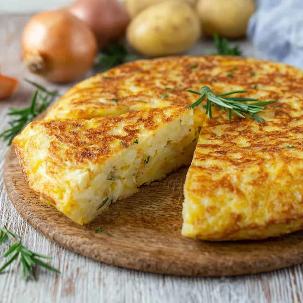 Tortilla espagnole au fromage