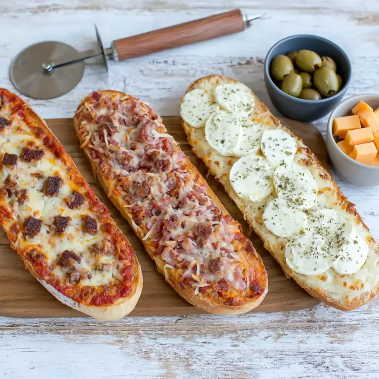 Trio pizzas maison