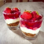 Verrine fraises spéculoos