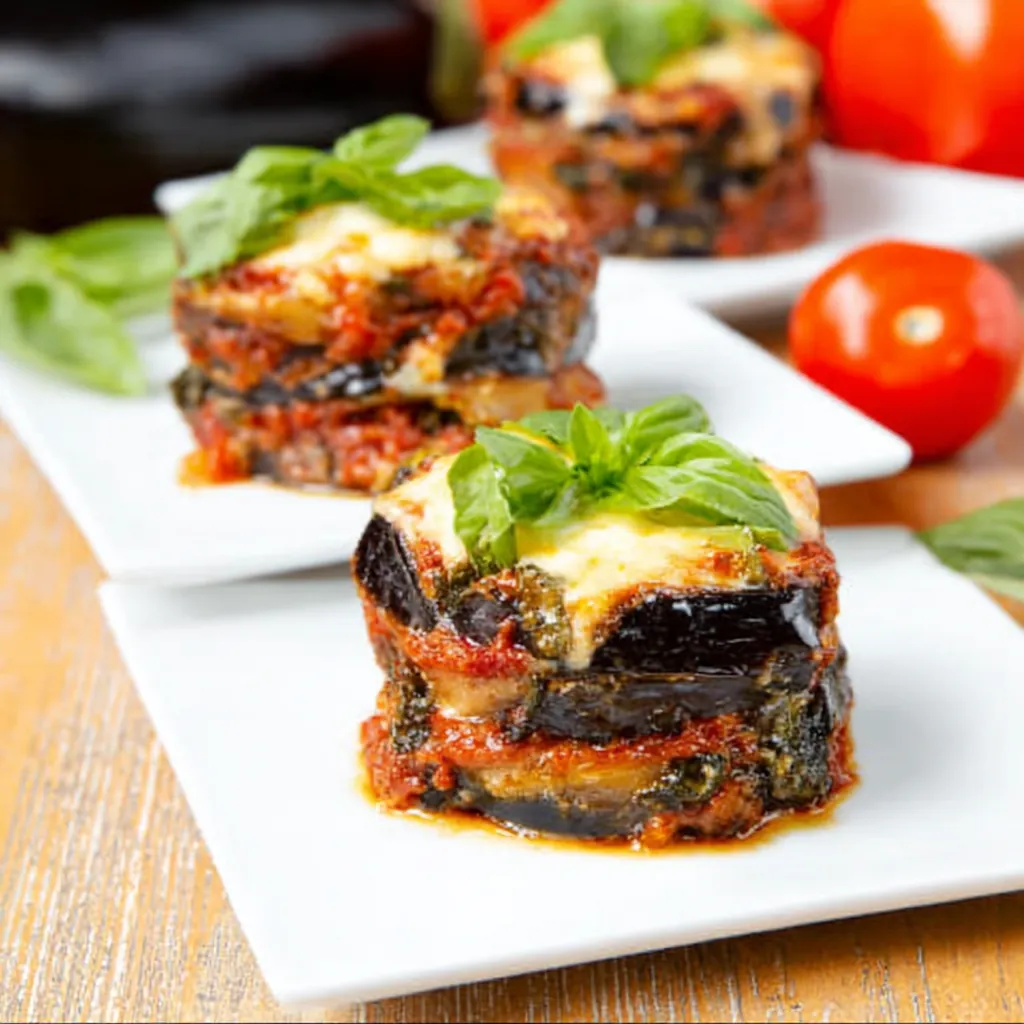 Aubergines Parmesan : la recette italienne simple et savoureuse 4 Aubergines parmesane