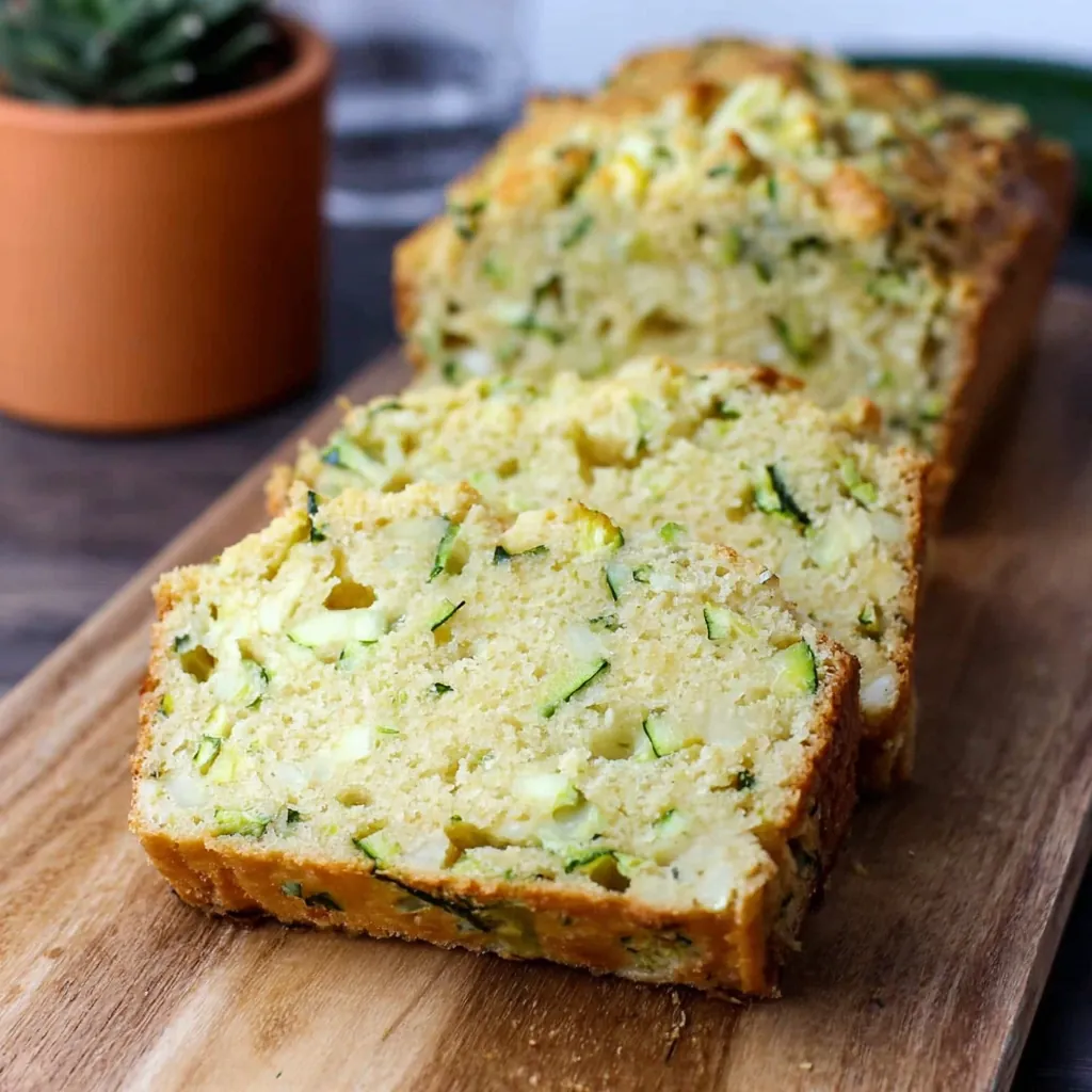 Cake courgettes feta