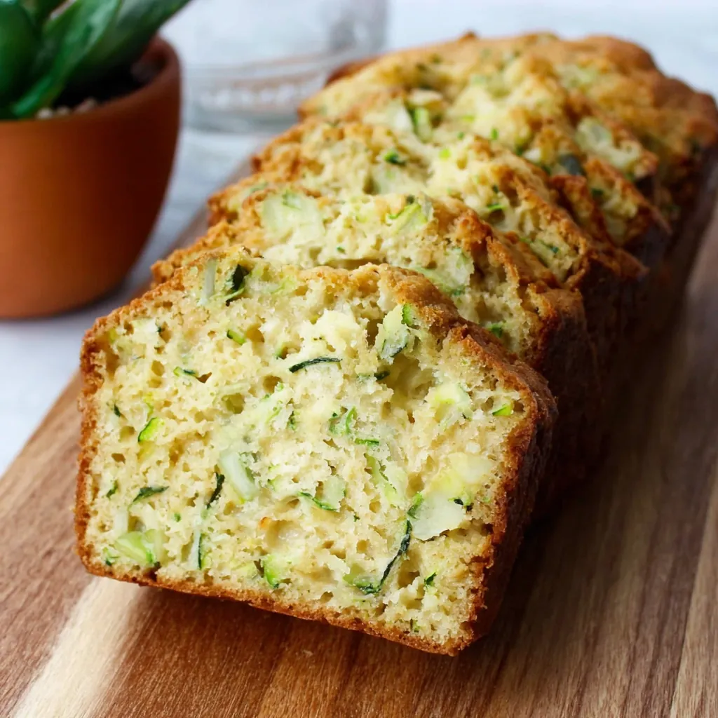 Cake courgettes feta