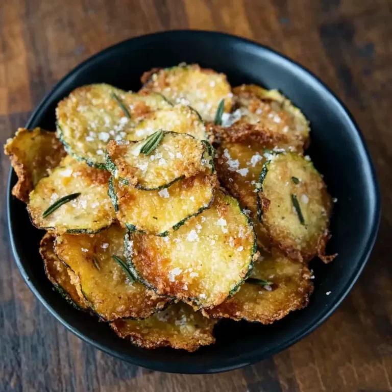 Chips de courgettes au four