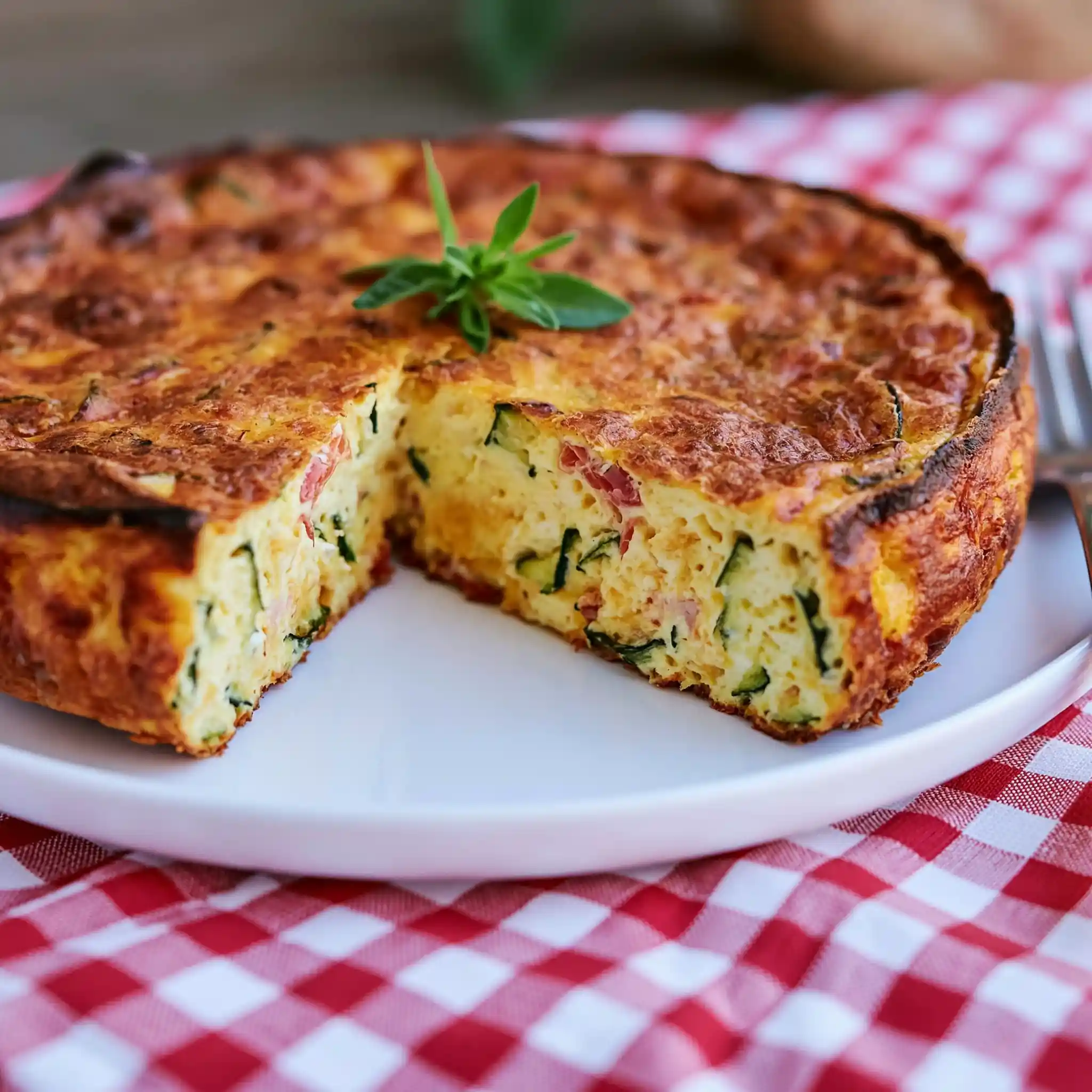 Clafoutis courgettes