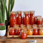 Conserves de sauce tomate