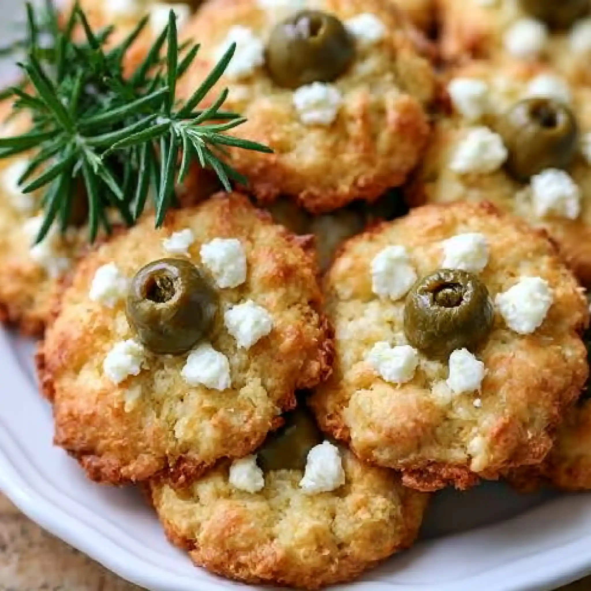 Cookies salés olives et feta