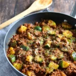 Courgettes Bolognaise