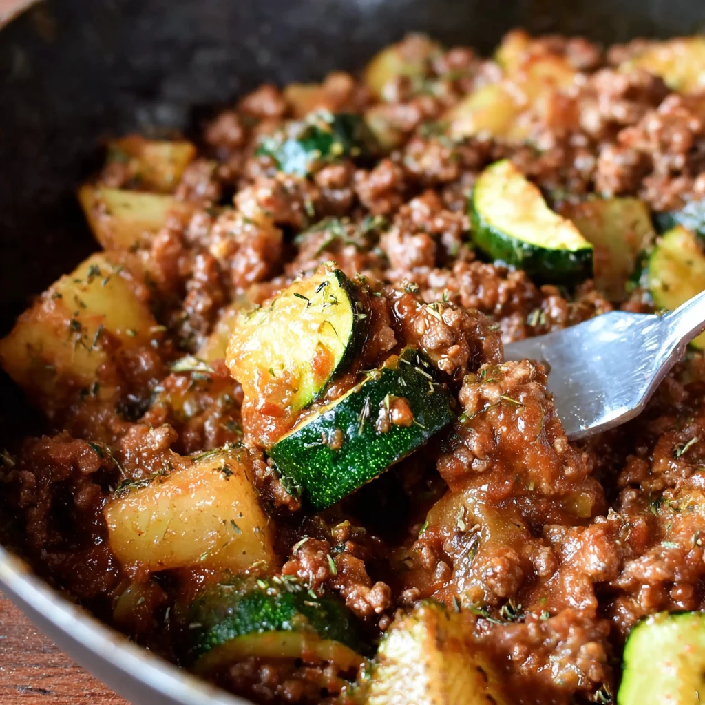 Courgettes Bolognaise