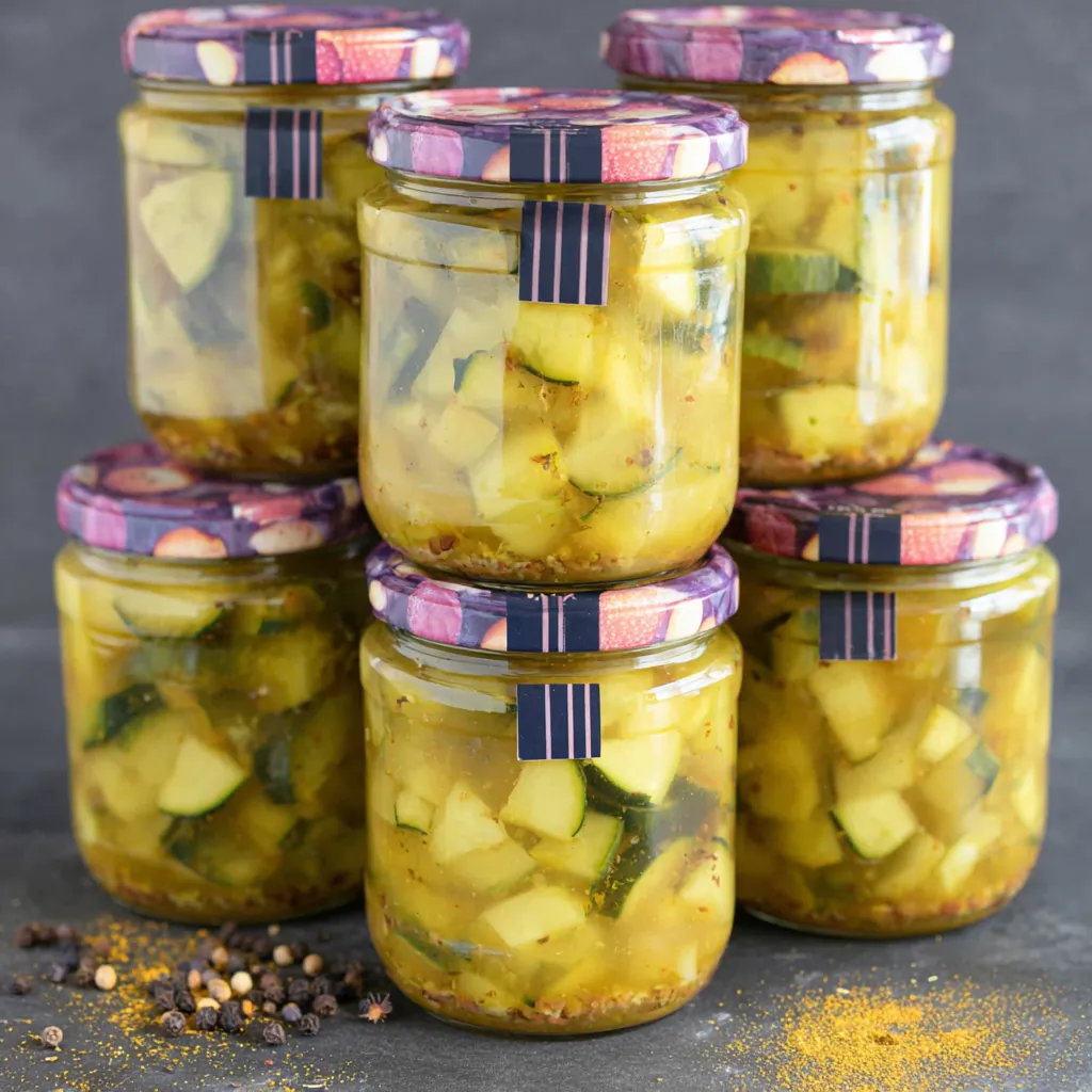 Courgettes aigres-douces