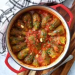 Courgettes farcies libanaise